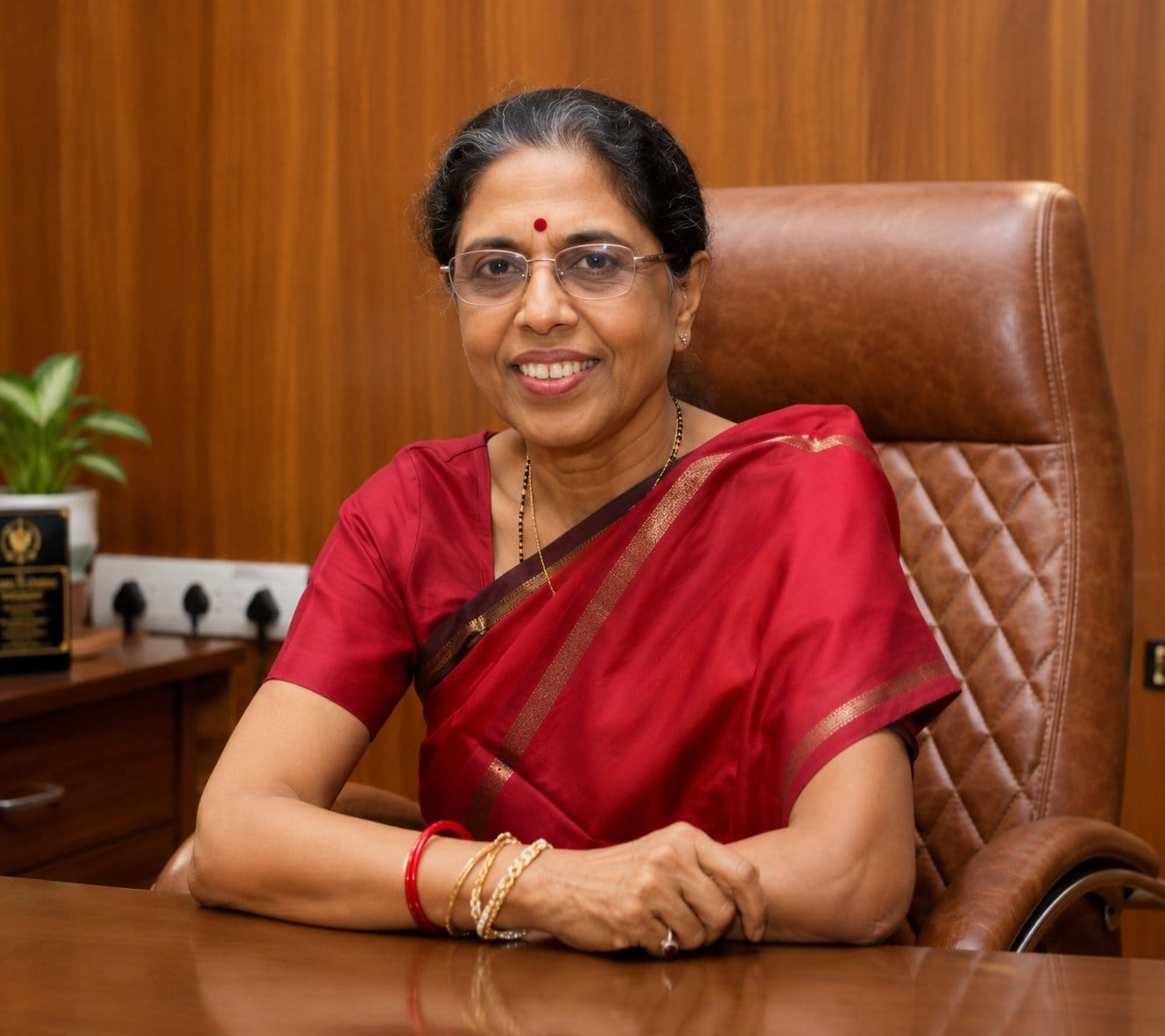 Portrait of Dr. Chitra Sarkar, President, JIPMER