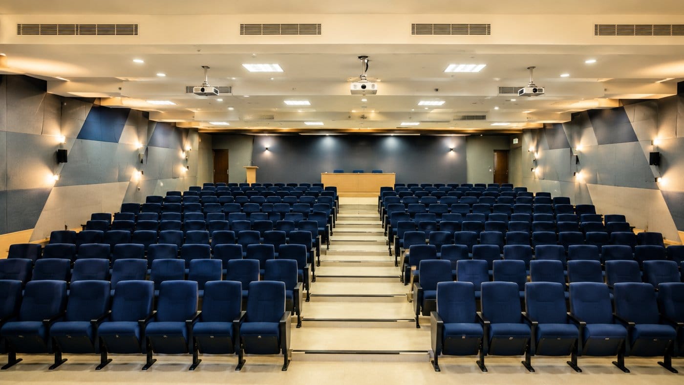 The auditorium at JIPMER Puducherry