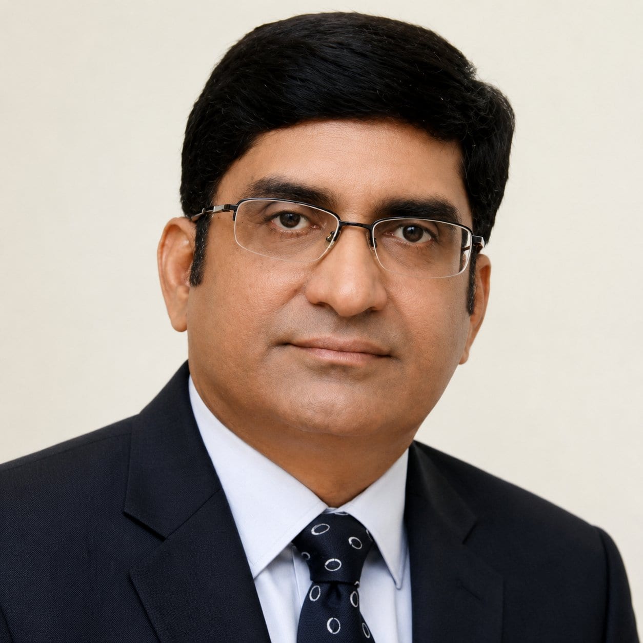 Portrait of Prof. Virendra Atam, Dean of the Faculty of Medical Sciences