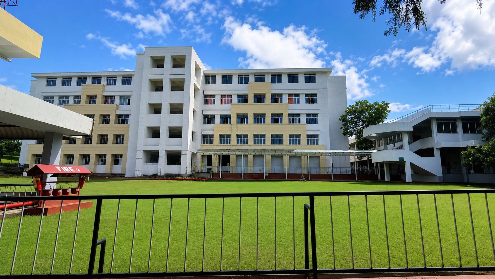 A multi-storey academic / hostel building at KIMS Karad