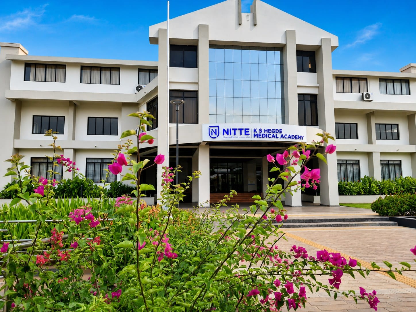 The NITTE / KS Hegde Medical Academy building, Mangalore