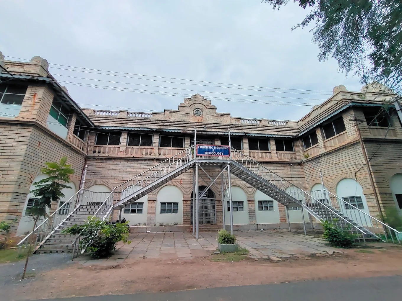 The Forensic Medicine and Toxicology heritage block at Kurnool Medical College, Kurnool