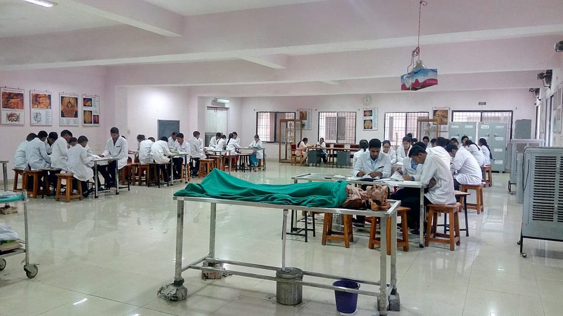 The Late Shri Lakhi Ram Agrawal Memorial Government Medical College campus frontage, Raigarh