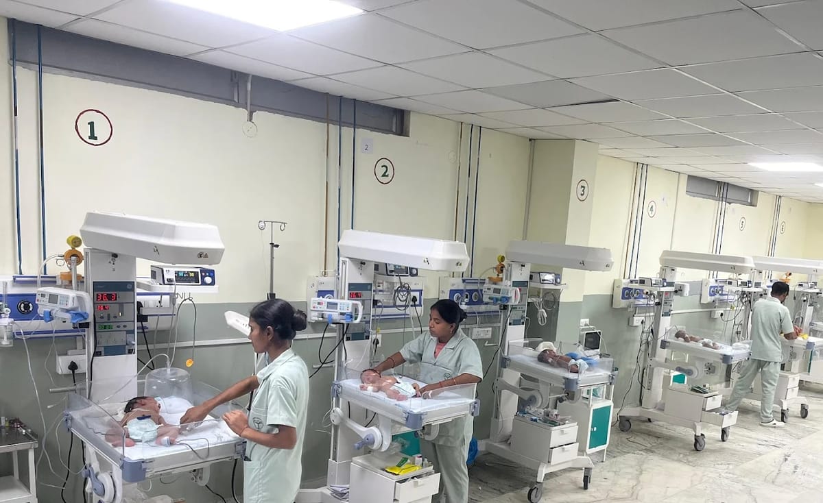 Practical at Madhubani Medical College, Madhubani