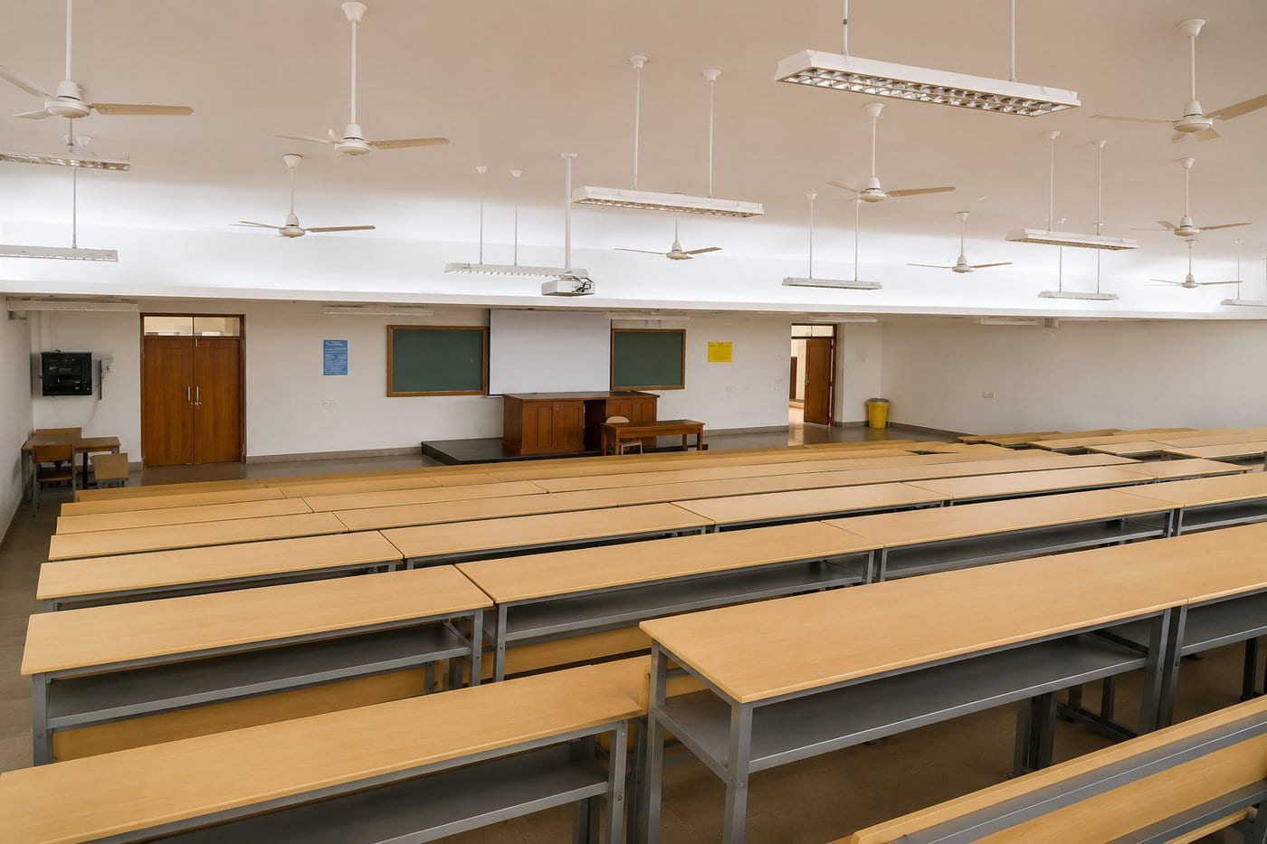 A lecture hall at Madras Medical College