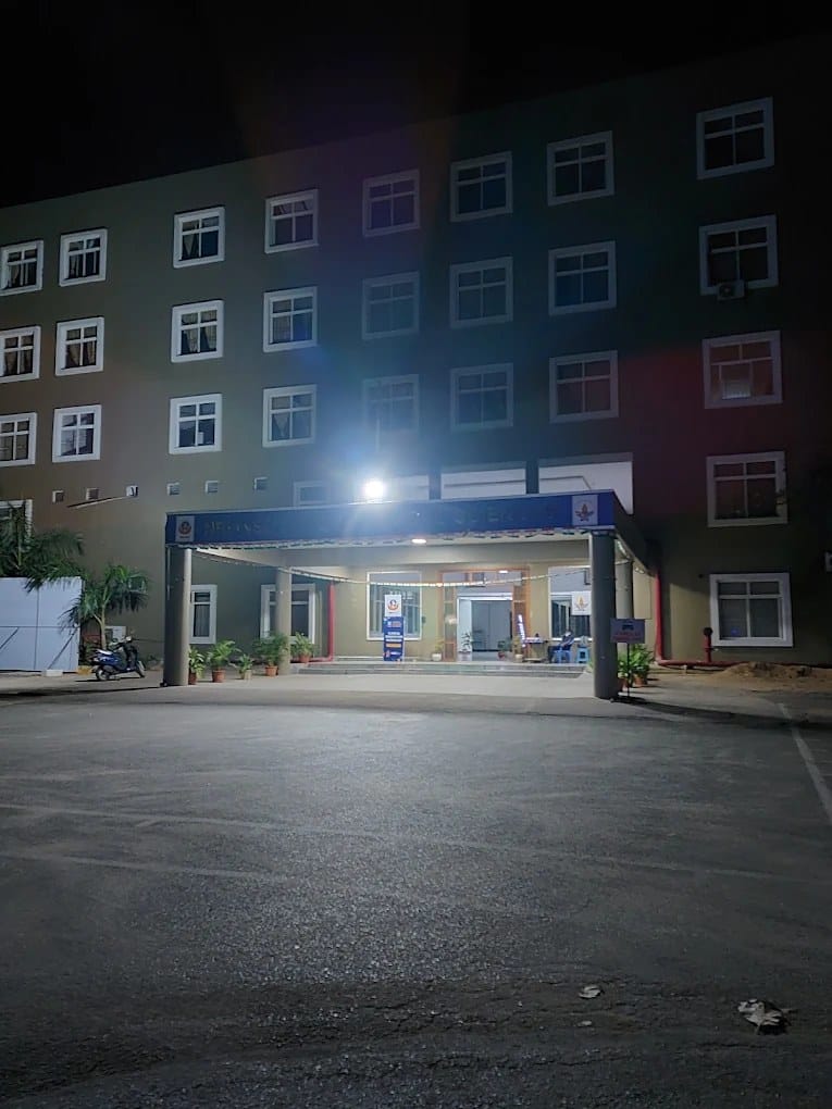The NRI Institute of Medical Sciences campus building, Visakhapatnam