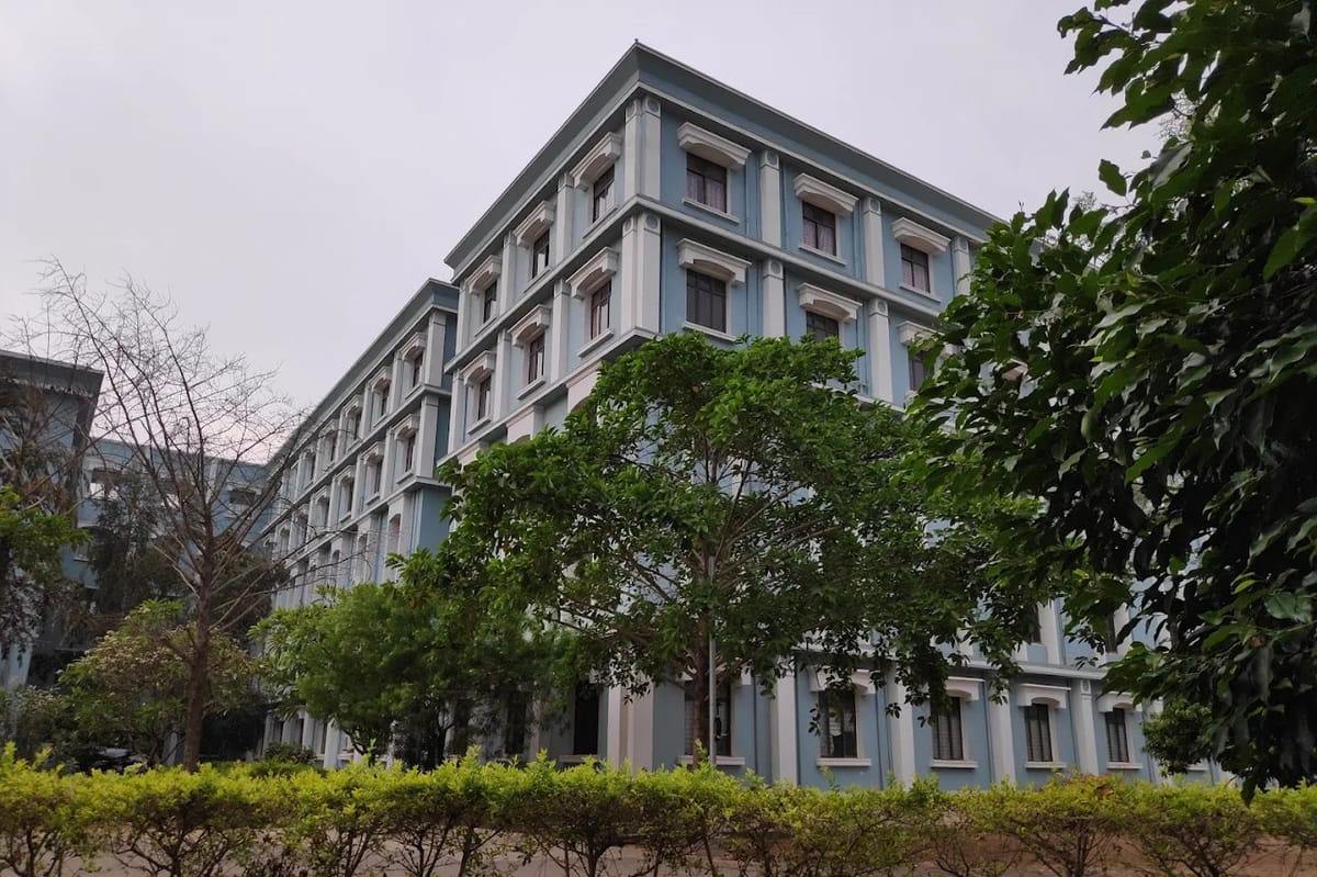 An academic block at NRI Medical College, Chinakakani, Guntur