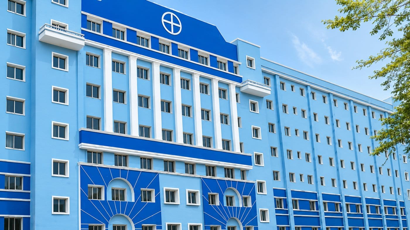 A campus block at NRS Medical College & Hospital, Kolkata
