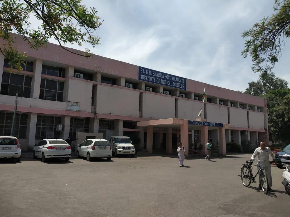 Pt. B D Sharma Postgraduate Institute of Medical Sciences, Rohtak teaching hospital, Rohtak