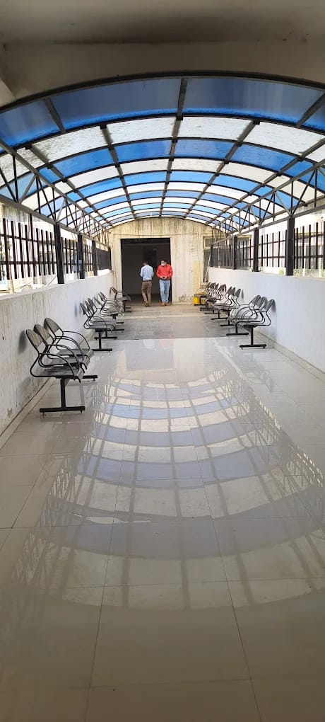 The anatomy dissection hall at Raipur Institute of Medical Sciences, Raipur
