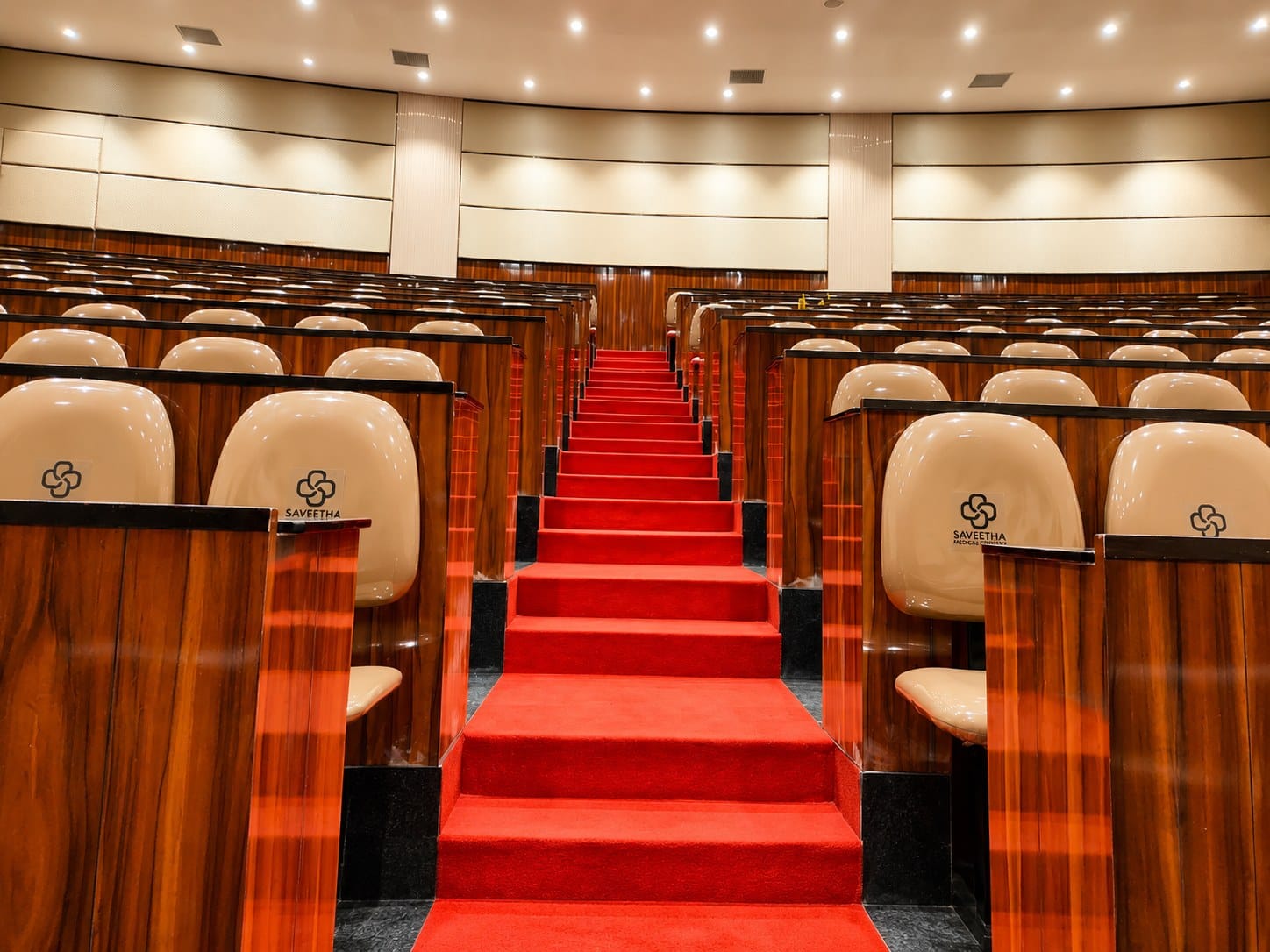 An auditorium at Saveetha Medical College, Chennai