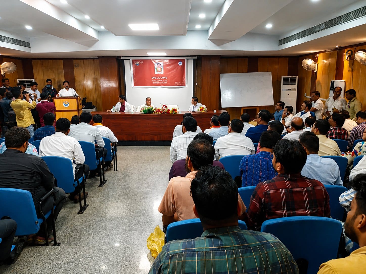A conference / seminar at SCB Medical College