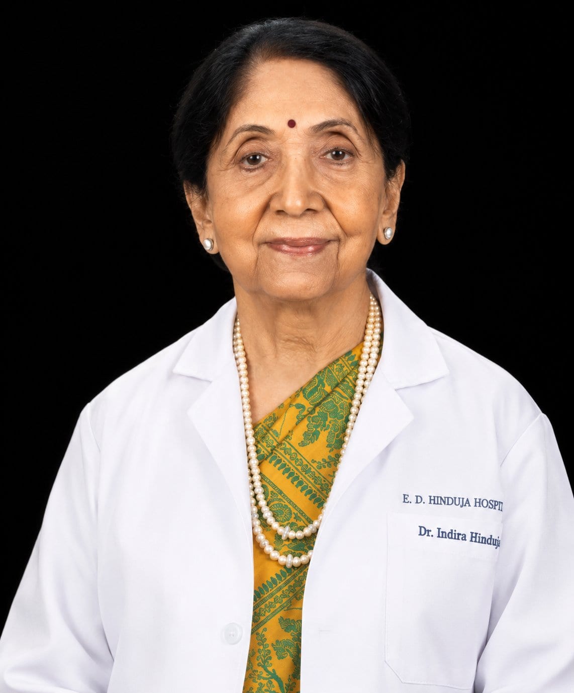 Portrait of Dr. Indira Hinduja