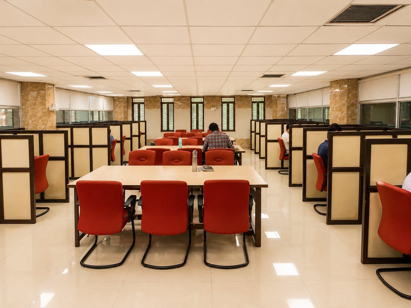 A 24-hour reading room at the Seth GS / KEM library