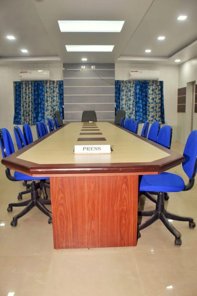 Press room at Shree Narayan Medical Institute, Saharsa