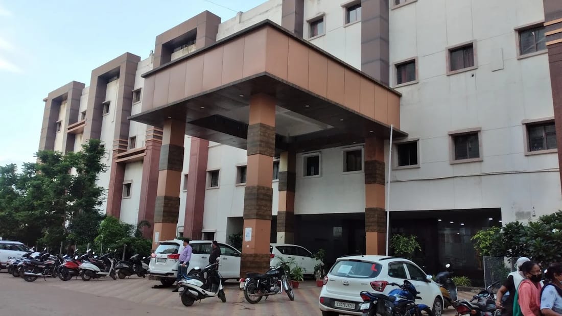 The anatomy dissection hall at Shri Shankaracharya Institute of Medical Sciences, Bhilai