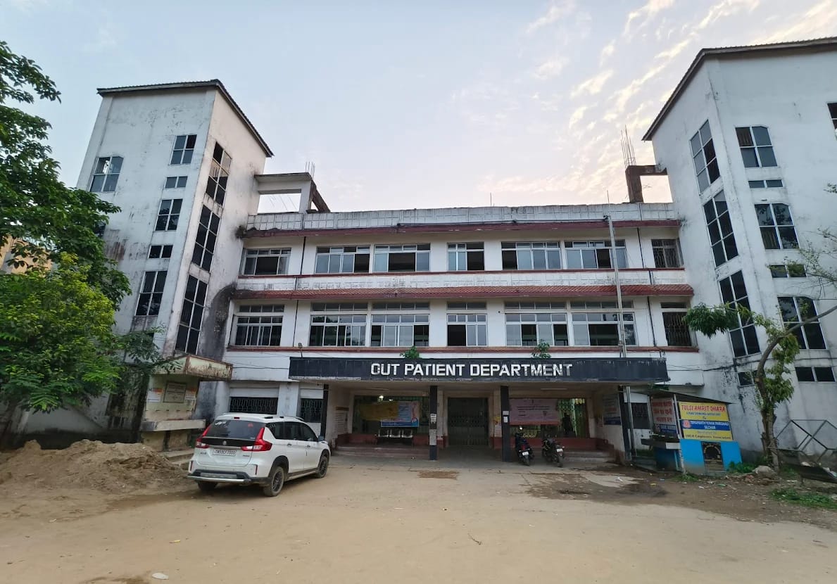 The Silchar Medical College campus, Silchar OPD
