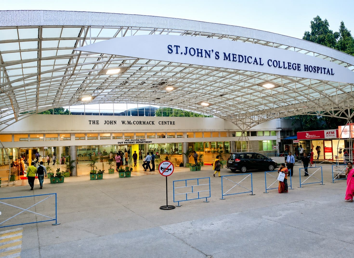 A St. John's academic building entrance