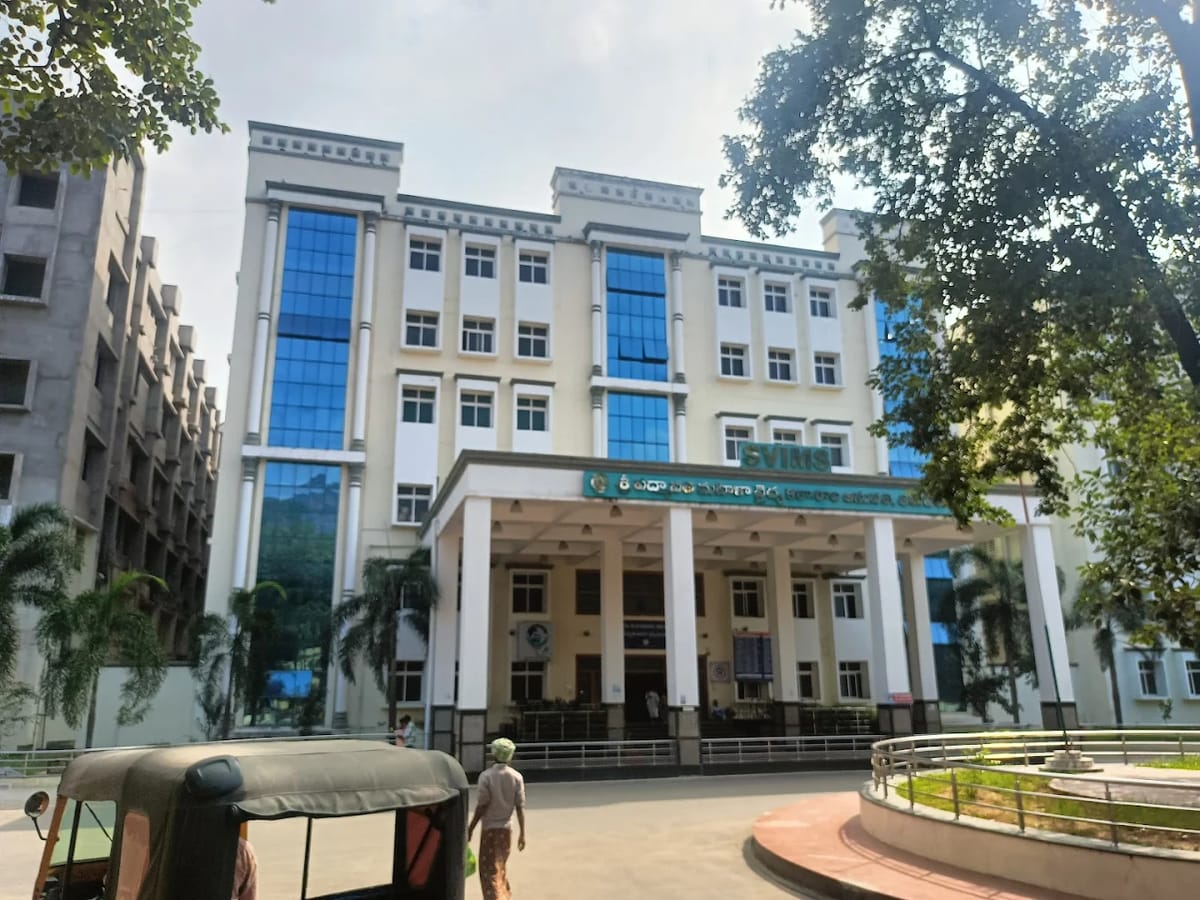 A Sri Padmavathi Medical College for Women campus view, Tirupati