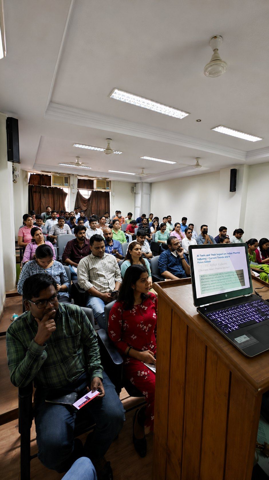 An academic event / seminar at TNMC Mumbai