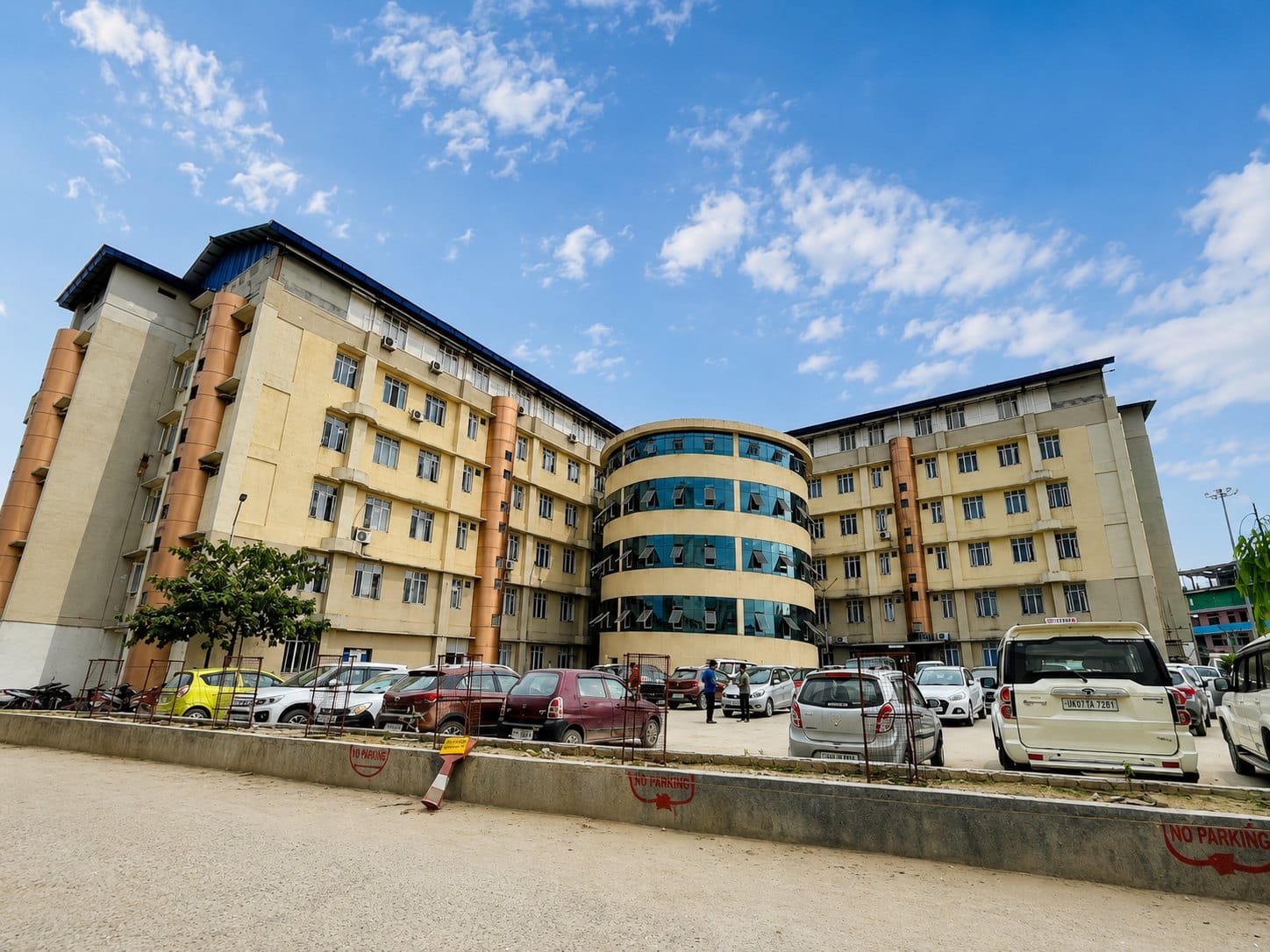 The main TRIHMS Institute building, Naharlagun