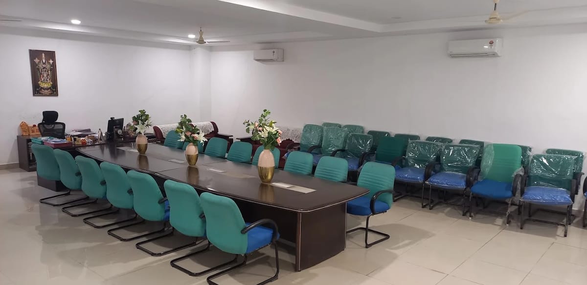 The discussion hall at Viswabharathi Medical College, Kurnool