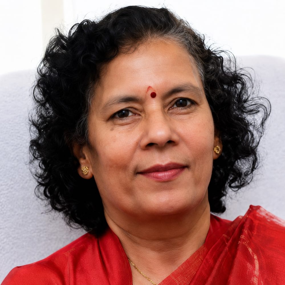 Portrait of Dr. Kavita Rani Sharma, Director Professor & HOD, Anaesthesia & Intensive Care