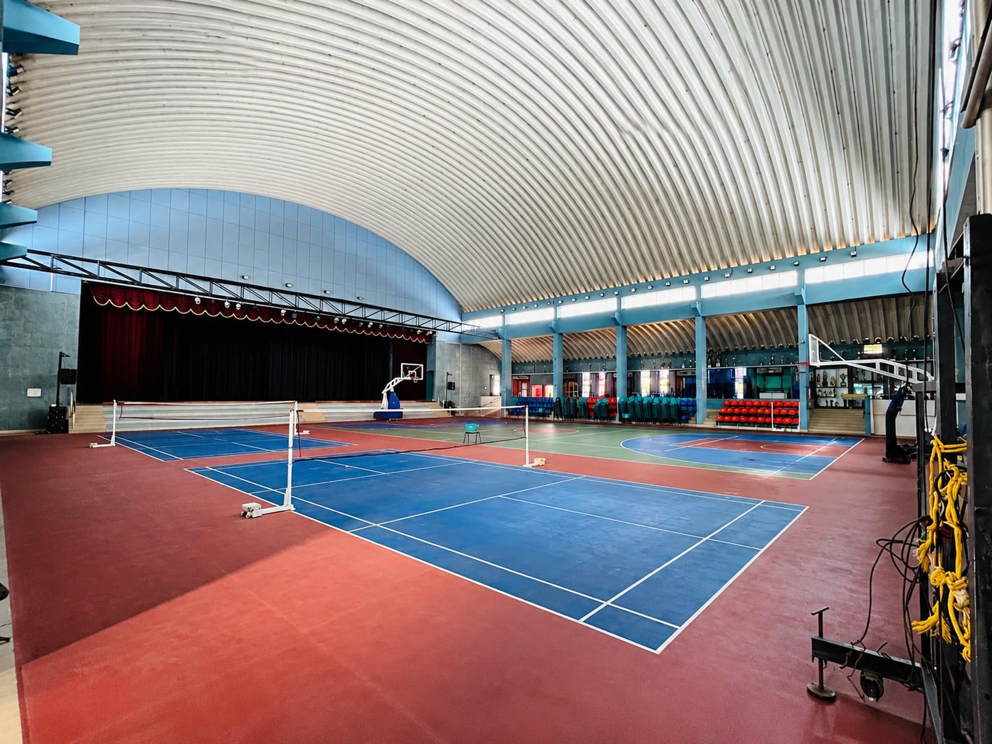 The indoor sports court (Yendurance Zone) at Yenepoya, Mangalore