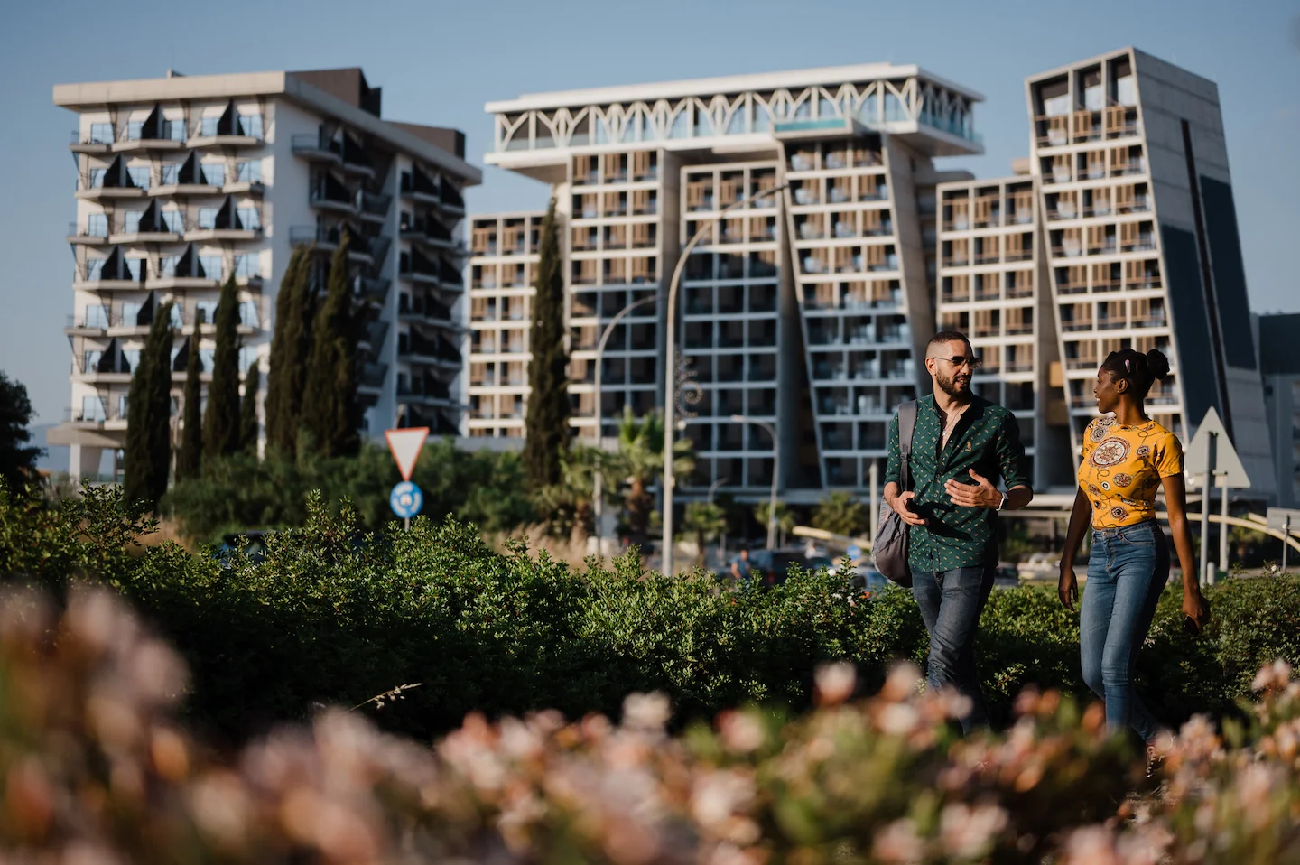 Studentenwohnheim an für Medizinstudierende an der University of Nicosia auf Zypern.