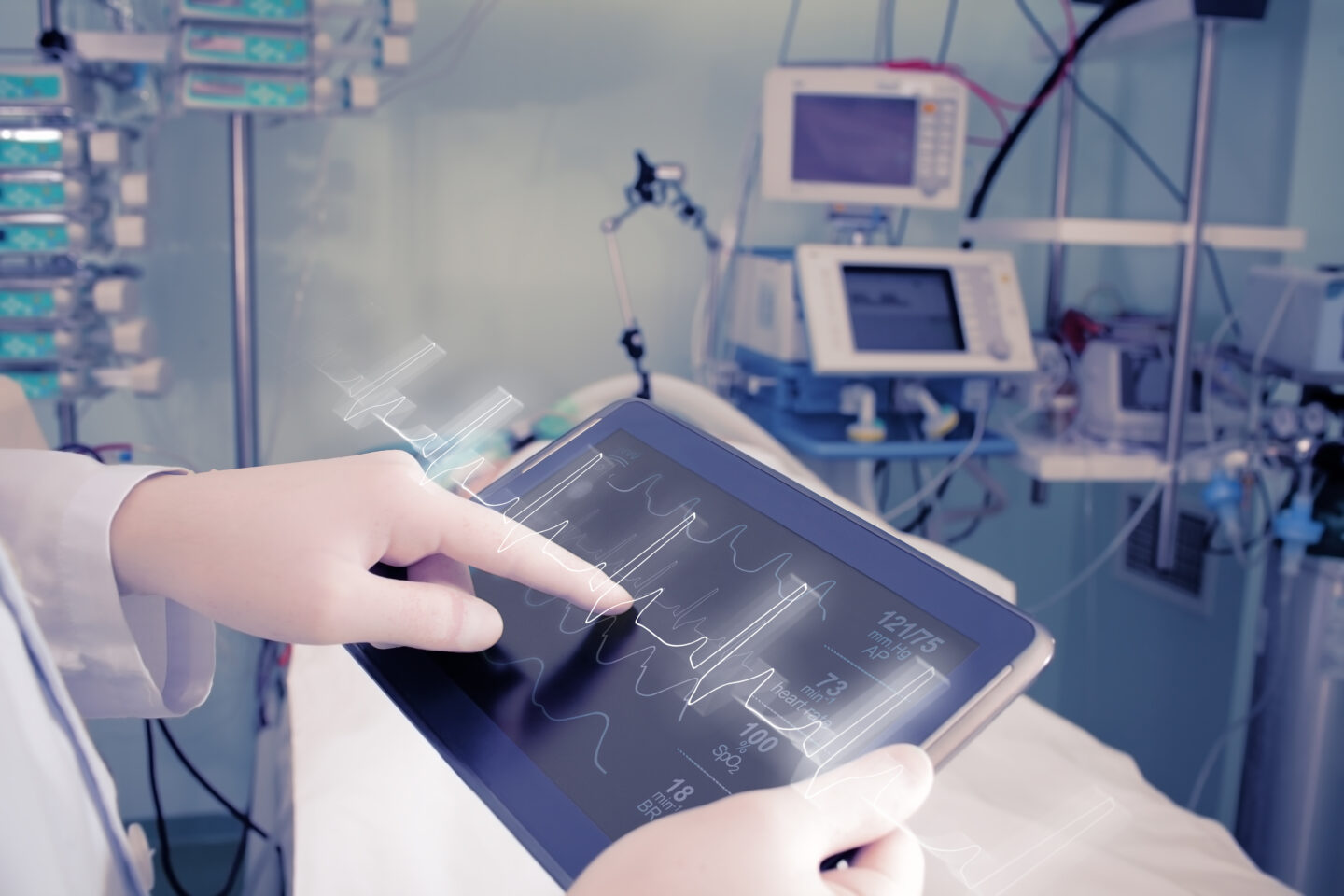Doctor,With,Advanced,Equipment,In,Hospital,Ward. mbbs in europe europe for indian students advanced medical technology