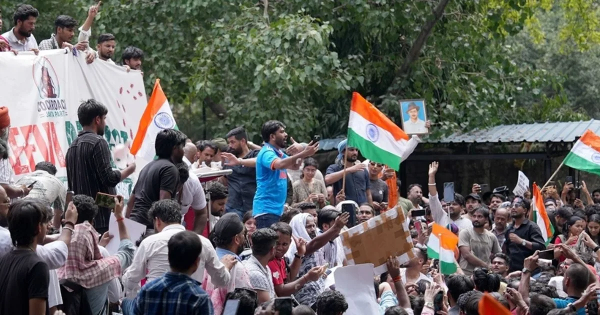 NEET Protest 2026: Students Protest at Jantar Mantar, Delhi